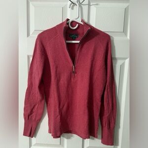 Eddie Bauer Zip Up Sweater Knit Casual